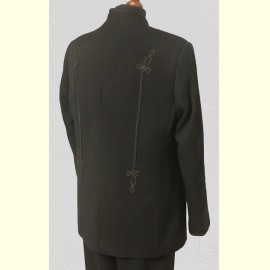 Bocskai öltöny fekete, Rákóczi zsinórozással - zakó+nadrág+mellény